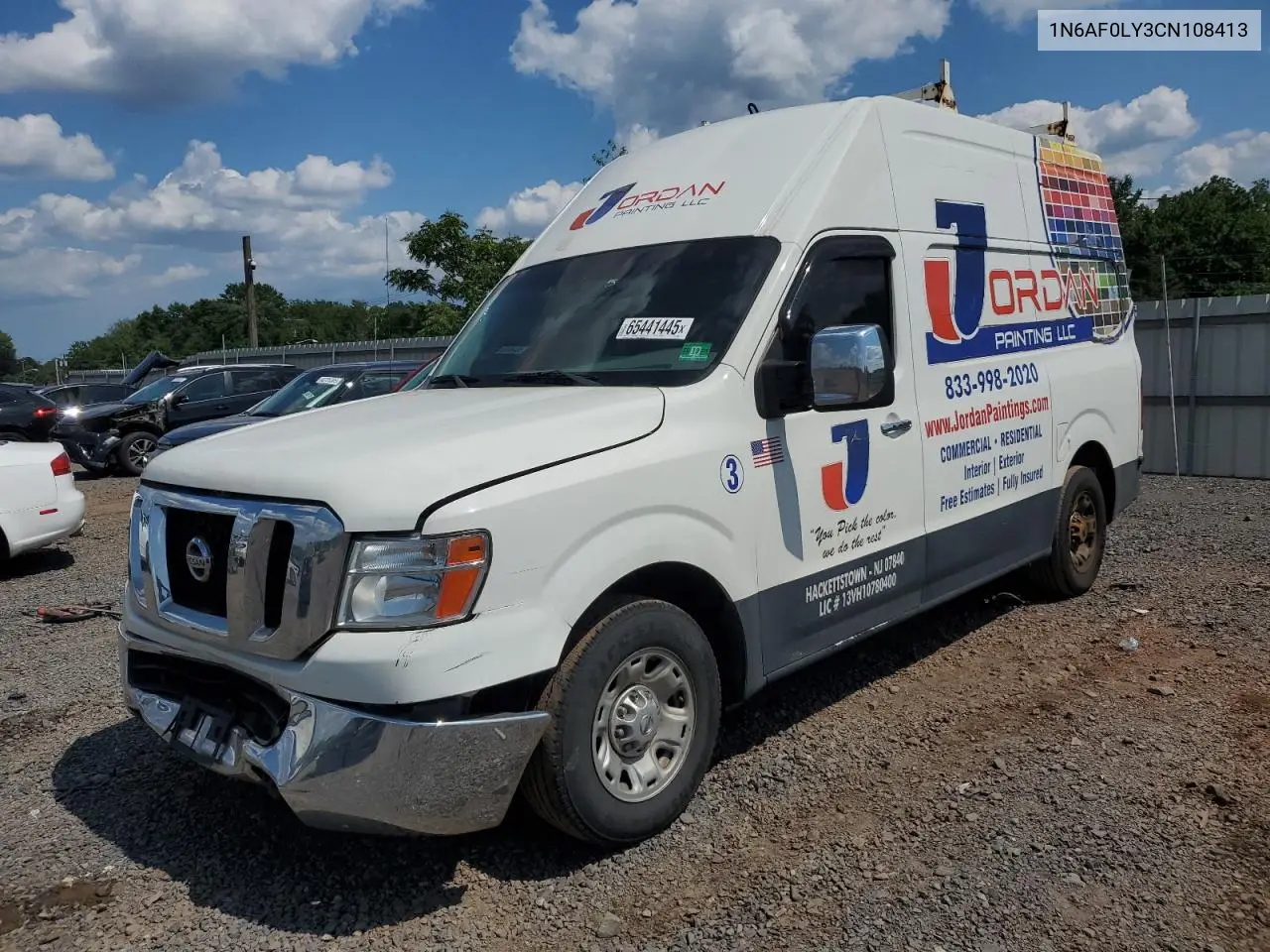2012 Nissan Nv 2500 VIN: 1N6AF0LY3CN108413 Lot: 65441445