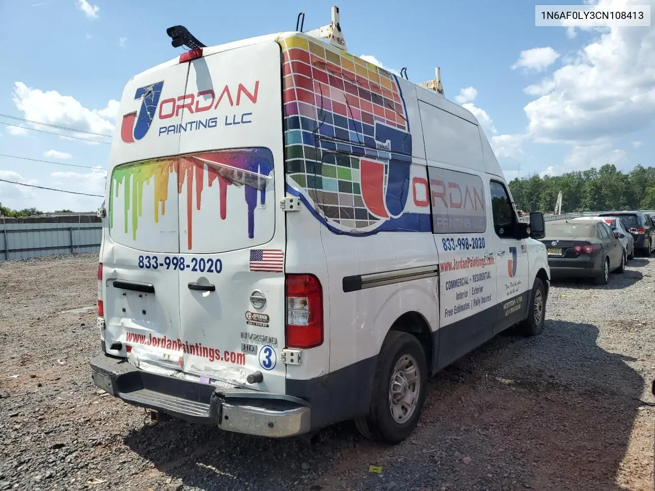 2012 Nissan Nv 2500 VIN: 1N6AF0LY3CN108413 Lot: 65441445