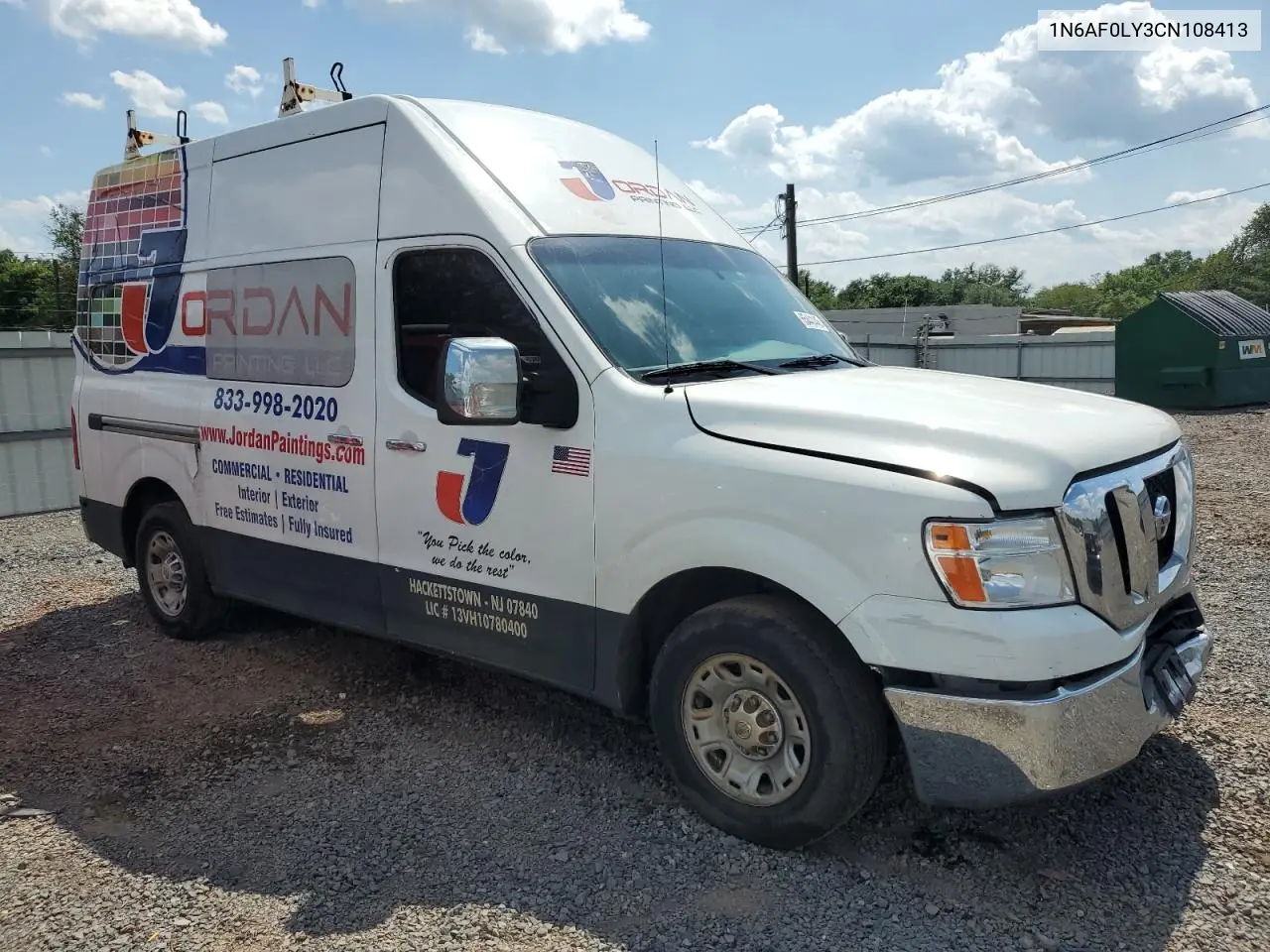 2012 Nissan Nv 2500 VIN: 1N6AF0LY3CN108413 Lot: 65441445