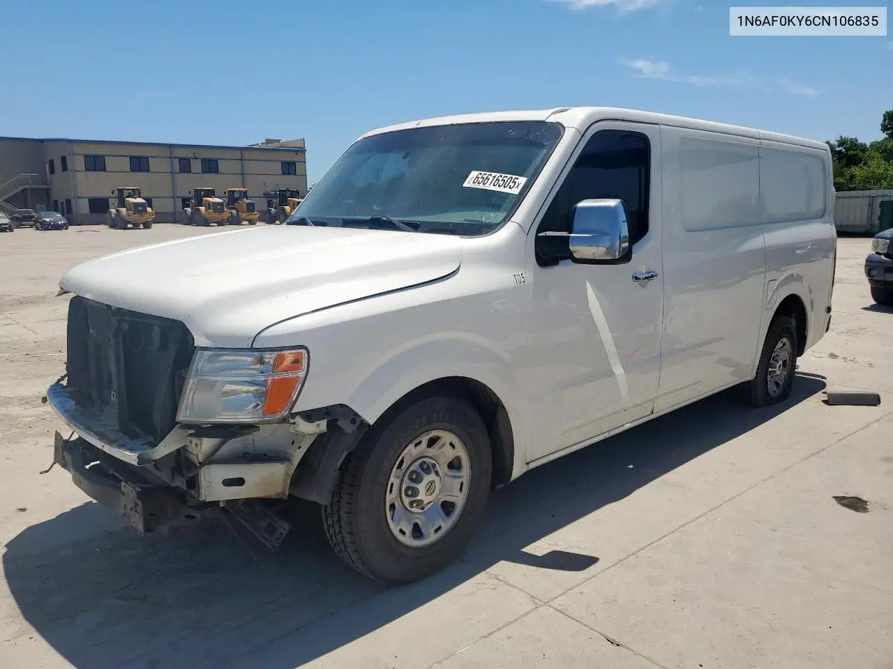 2012 Nissan Nv 2500 VIN: 1N6AF0KY6CN106835 Lot: 65616505