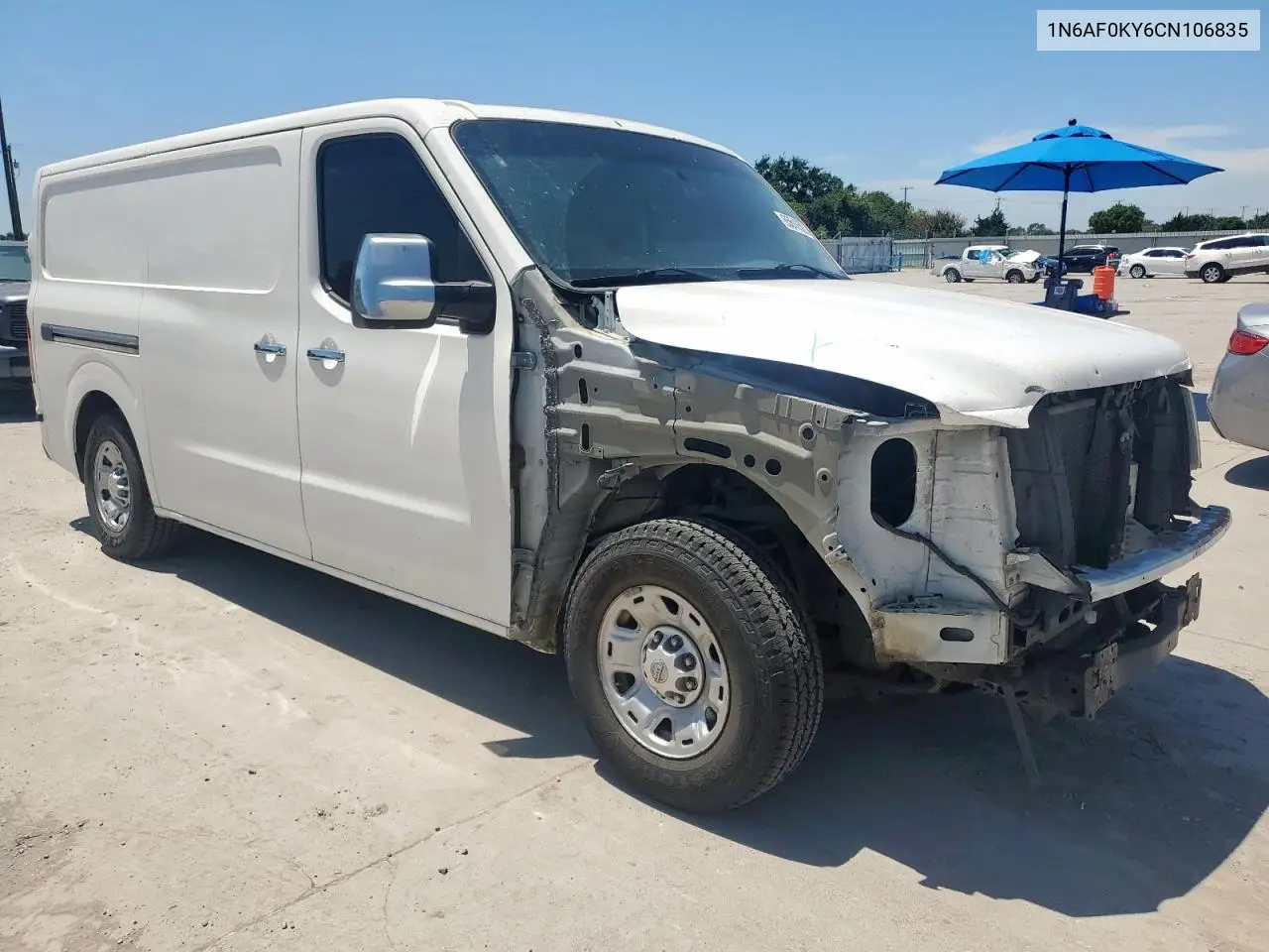 2012 Nissan Nv 2500 VIN: 1N6AF0KY6CN106835 Lot: 65616505