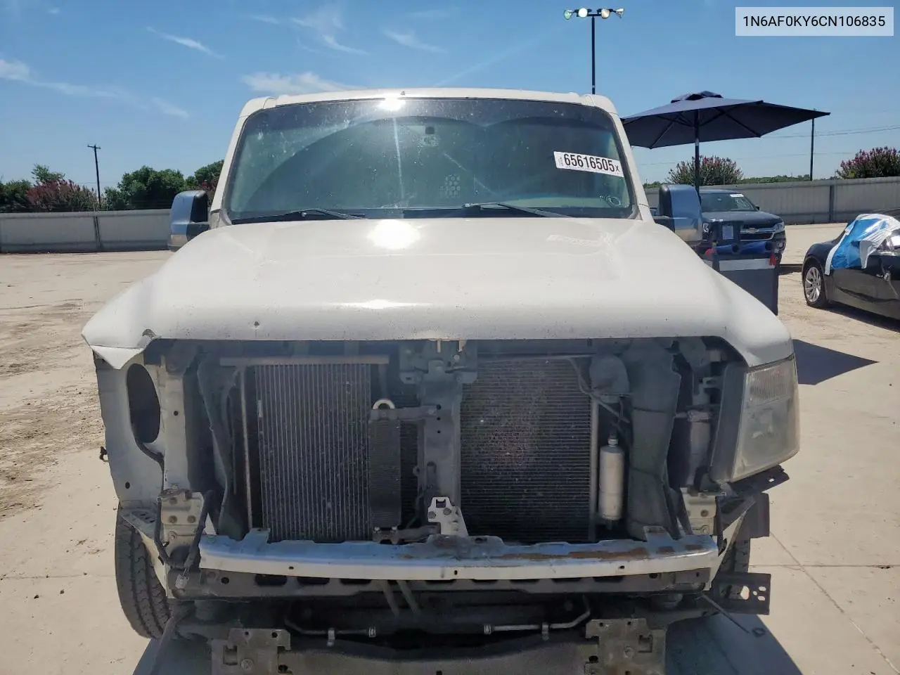 2012 Nissan Nv 2500 VIN: 1N6AF0KY6CN106835 Lot: 65616505