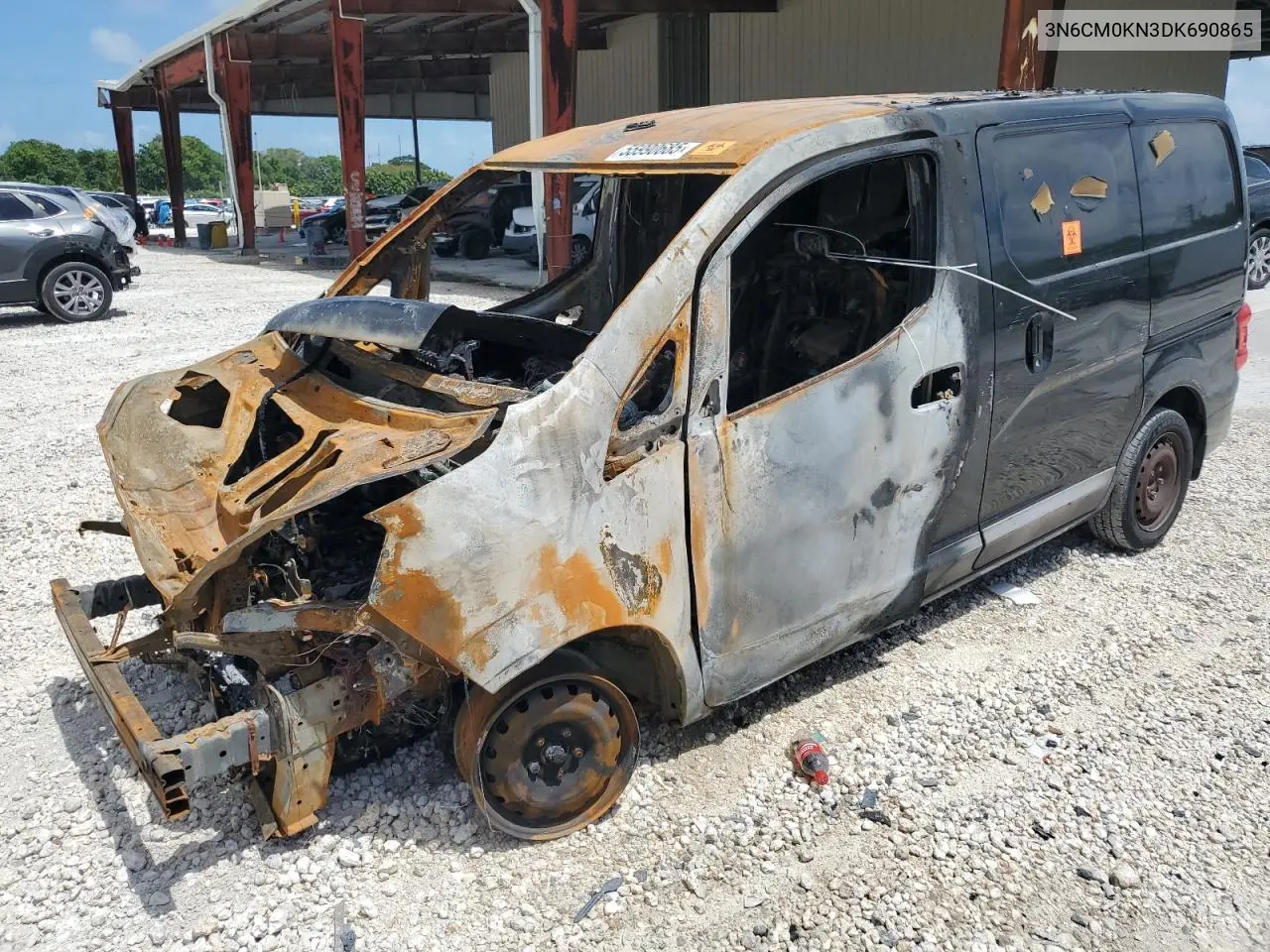 2013 Nissan Nv200 2.5S VIN: 3N6CM0KN3DK690865 Lot: 58585195