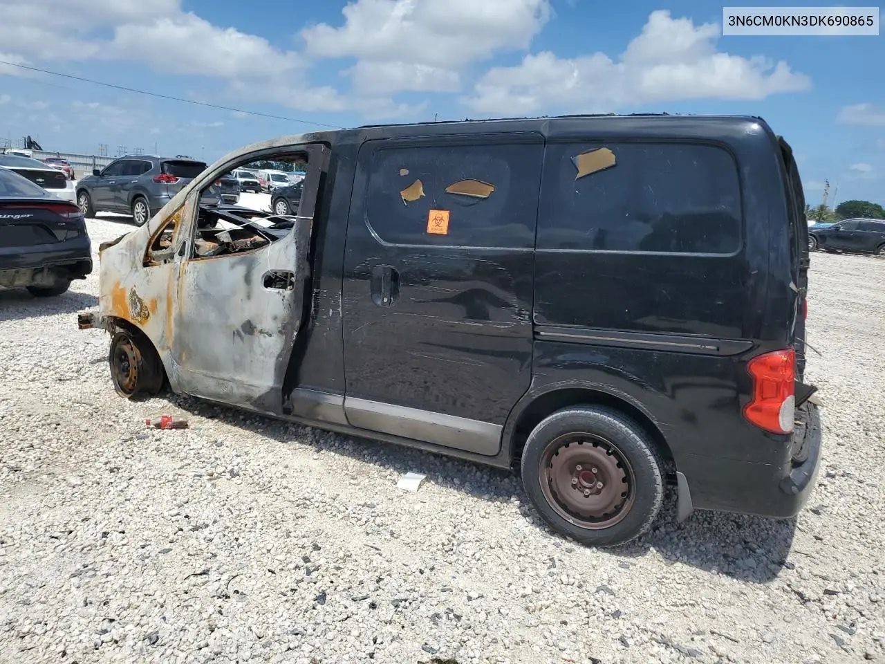 2013 Nissan Nv200 2.5S VIN: 3N6CM0KN3DK690865 Lot: 58585195