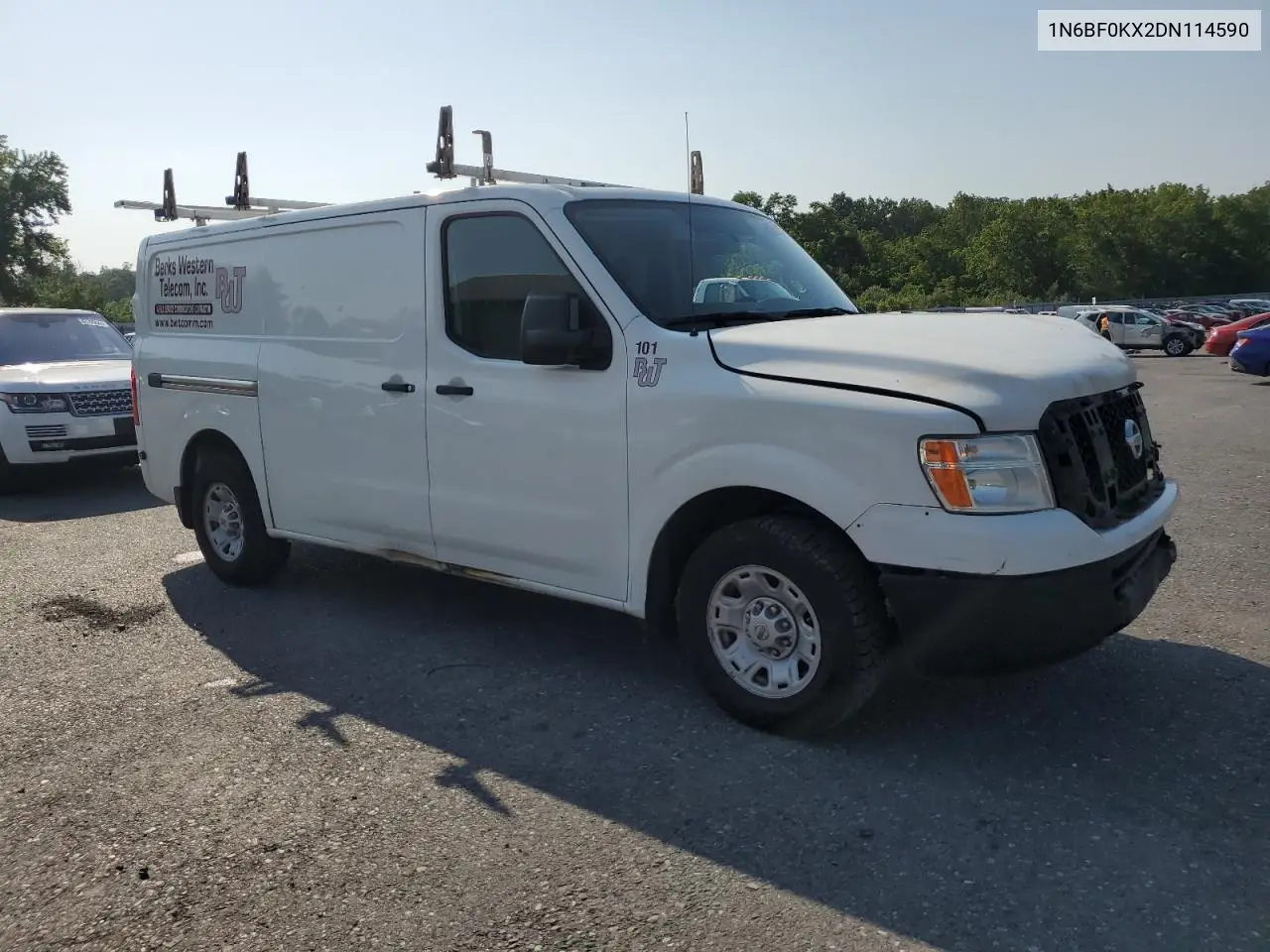 2013 Nissan Nv 1500 VIN: 1N6BF0KX2DN114590 Lot: 61829015