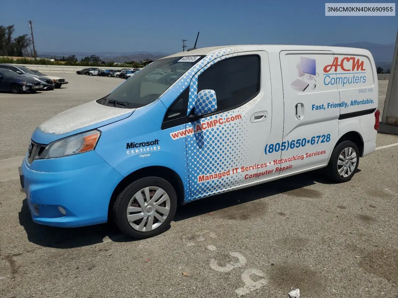 2013 Nissan Nv200 2.5S VIN: 3N6CM0KN4DK690955 Lot: 62351575