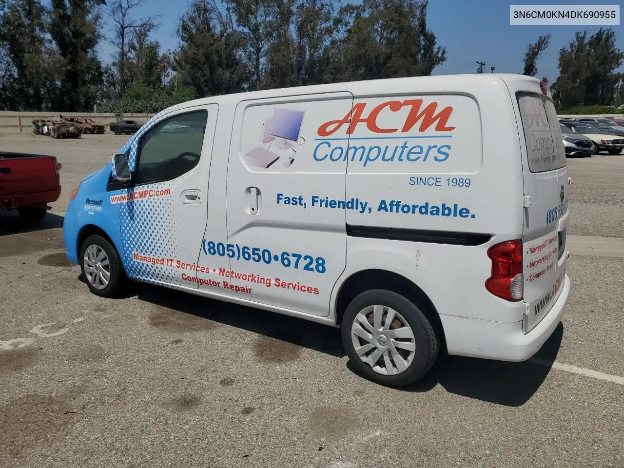 2013 Nissan Nv200 2.5S VIN: 3N6CM0KN4DK690955 Lot: 62351575
