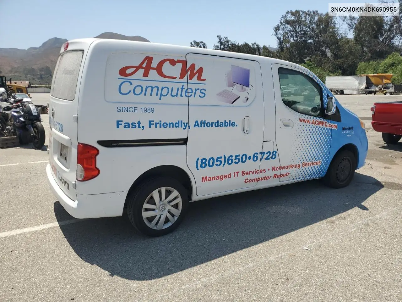 2013 Nissan Nv200 2.5S VIN: 3N6CM0KN4DK690955 Lot: 62351575