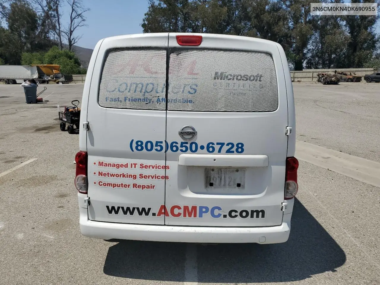 2013 Nissan Nv200 2.5S VIN: 3N6CM0KN4DK690955 Lot: 62351575