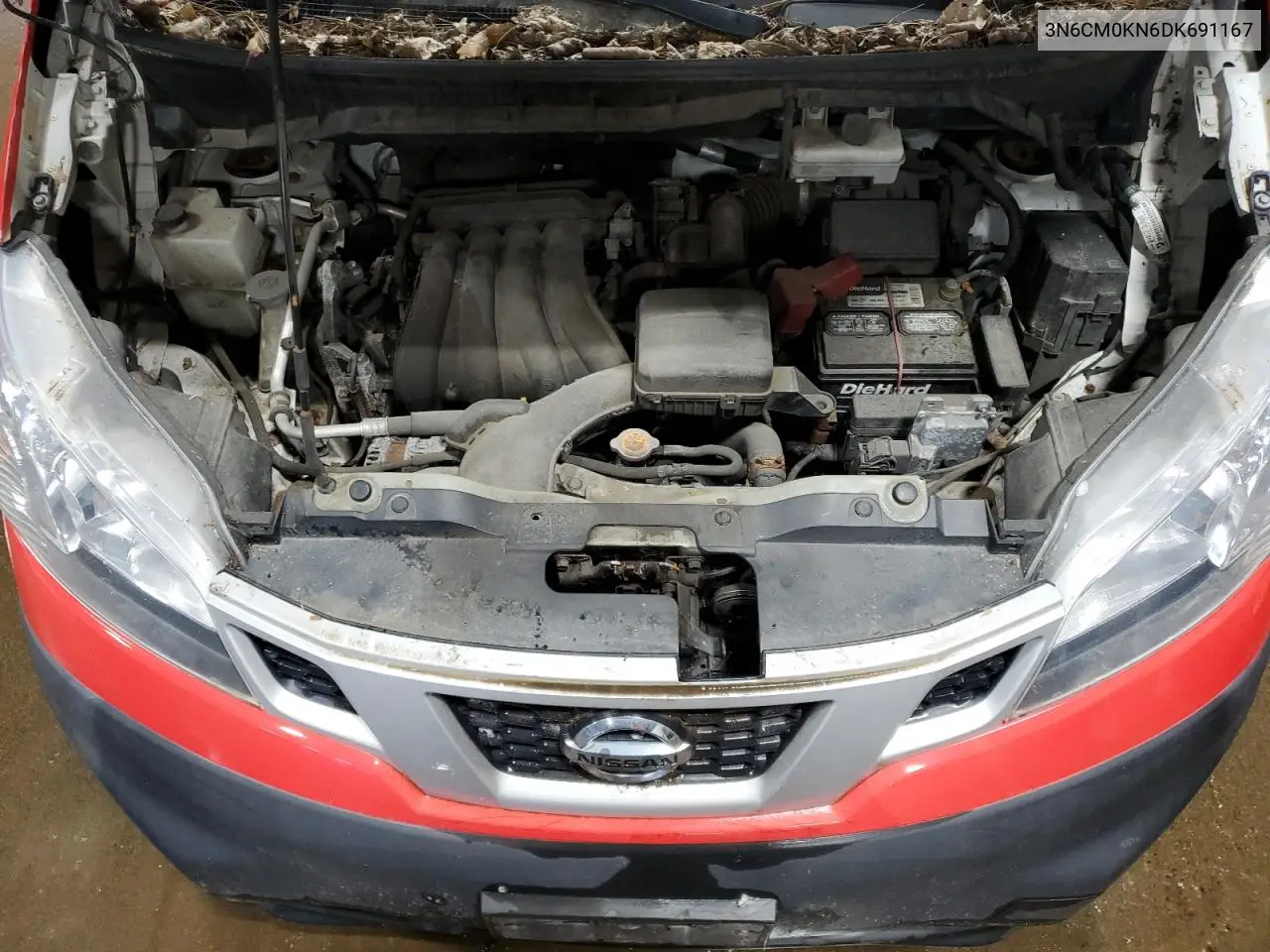 2013 Nissan Nv200 2.5S VIN: 3N6CM0KN6DK691167 Lot: 62908185