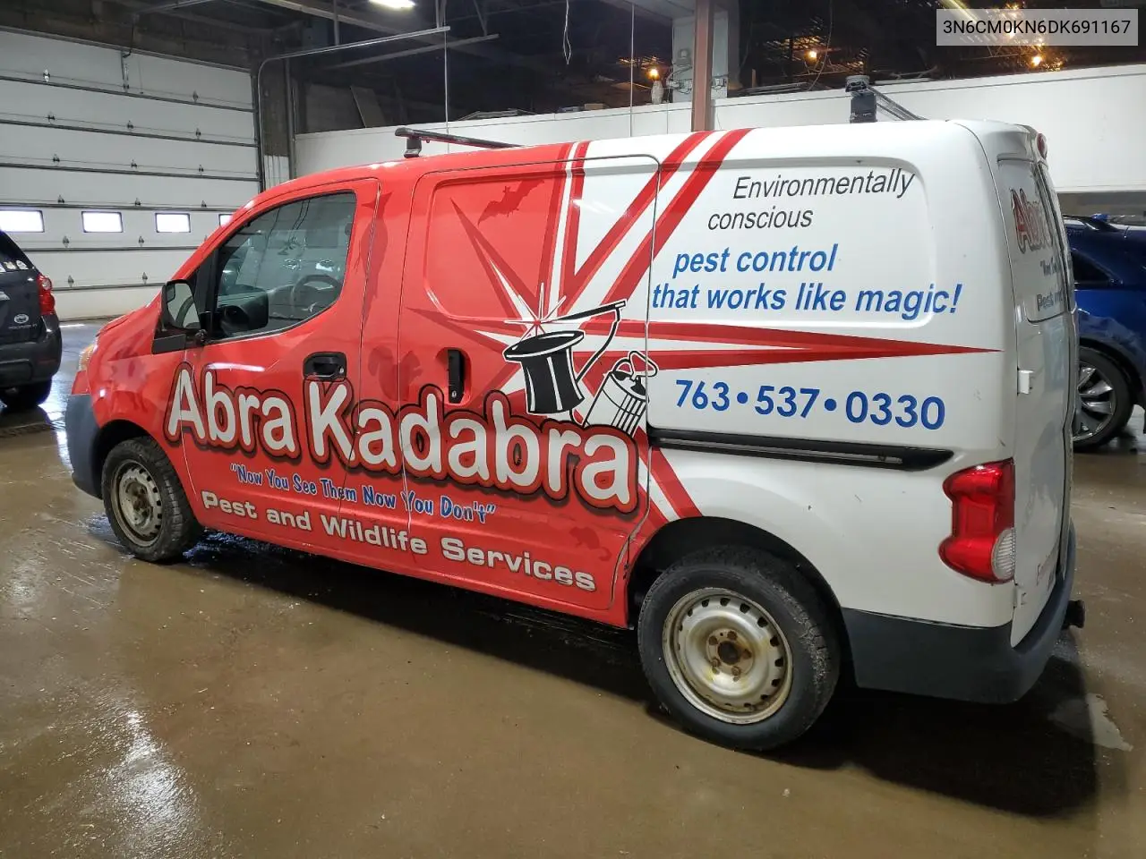 2013 Nissan Nv200 2.5S VIN: 3N6CM0KN6DK691167 Lot: 62908185