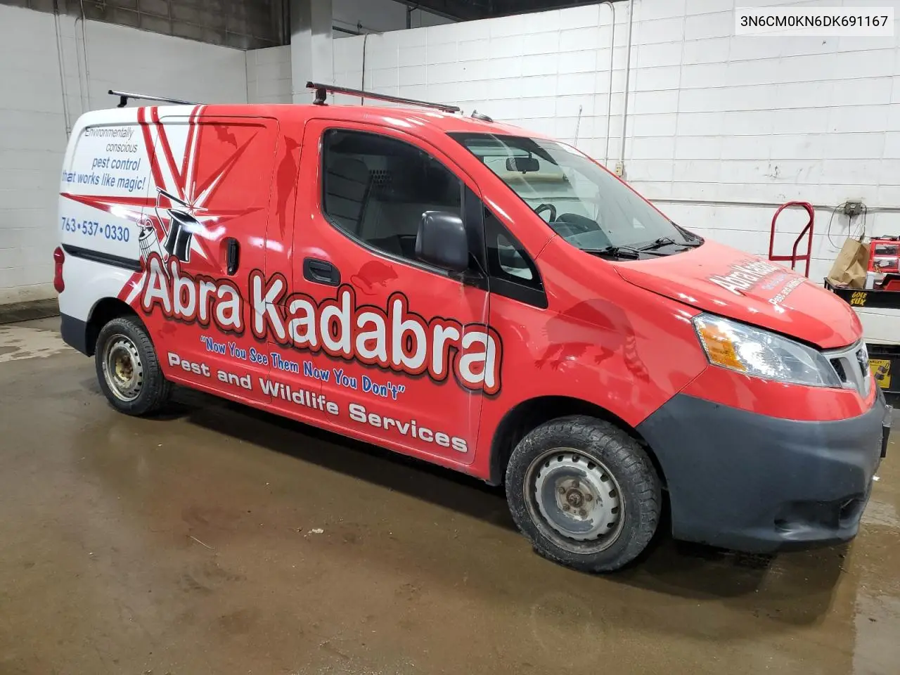 2013 Nissan Nv200 2.5S VIN: 3N6CM0KN6DK691167 Lot: 62908185