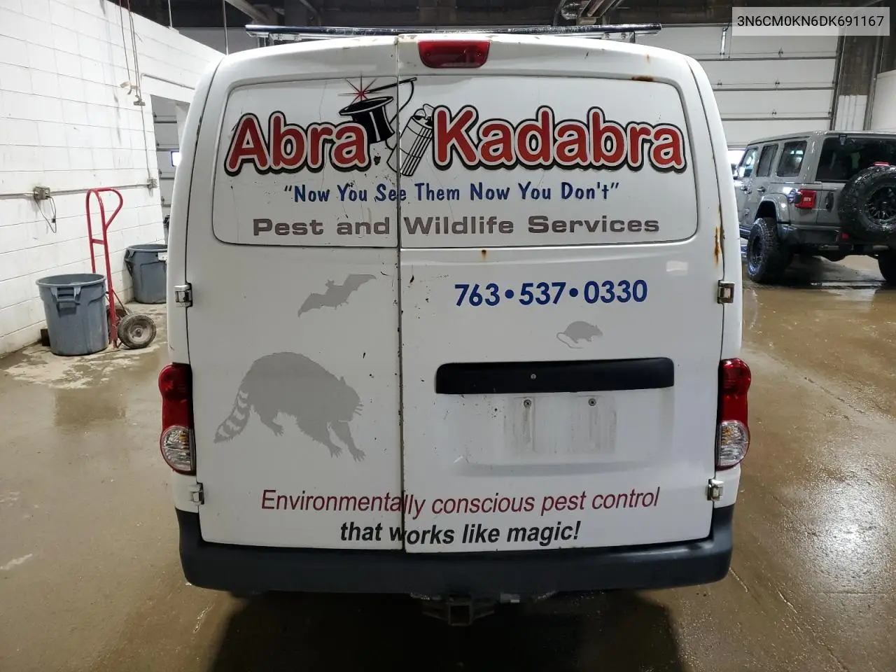 2013 Nissan Nv200 2.5S VIN: 3N6CM0KN6DK691167 Lot: 62908185