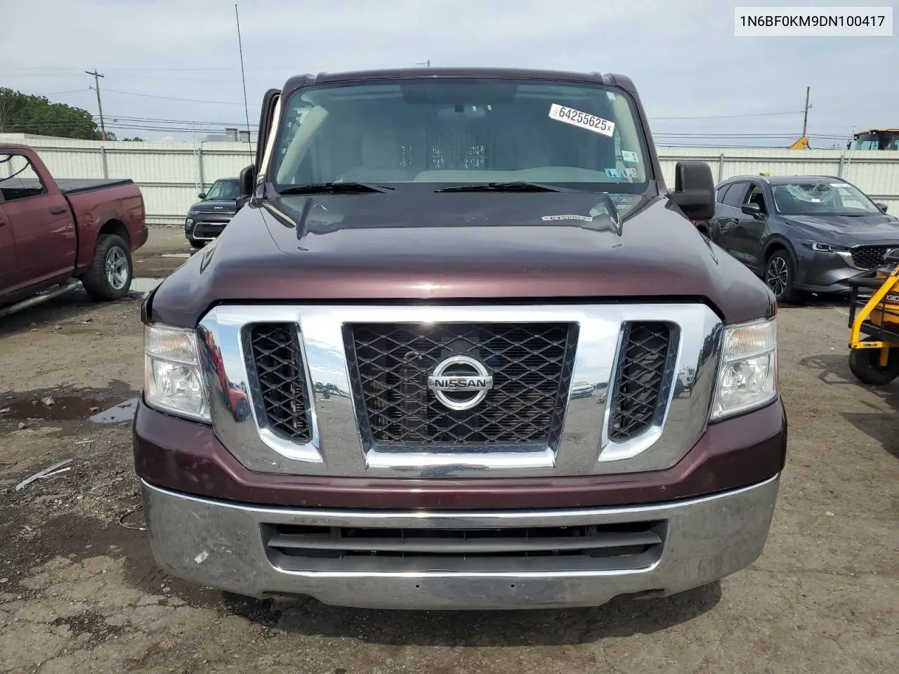 2013 Nissan Nv 1500 VIN: 1N6BF0KM9DN100417 Lot: 64255625
