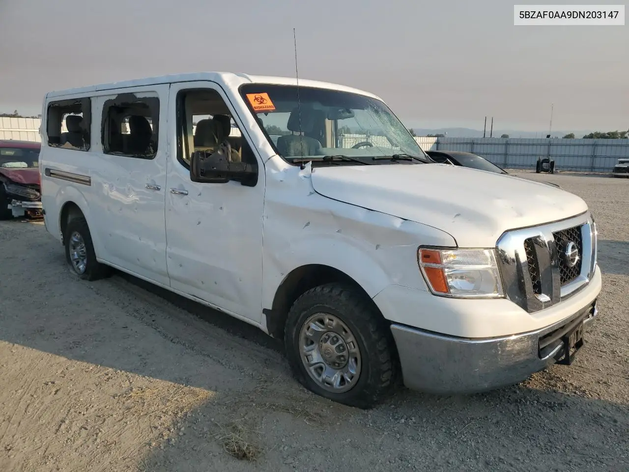 2013 Nissan Nv 3500 S VIN: 5BZAF0AA9DN203147 Lot: 64310325