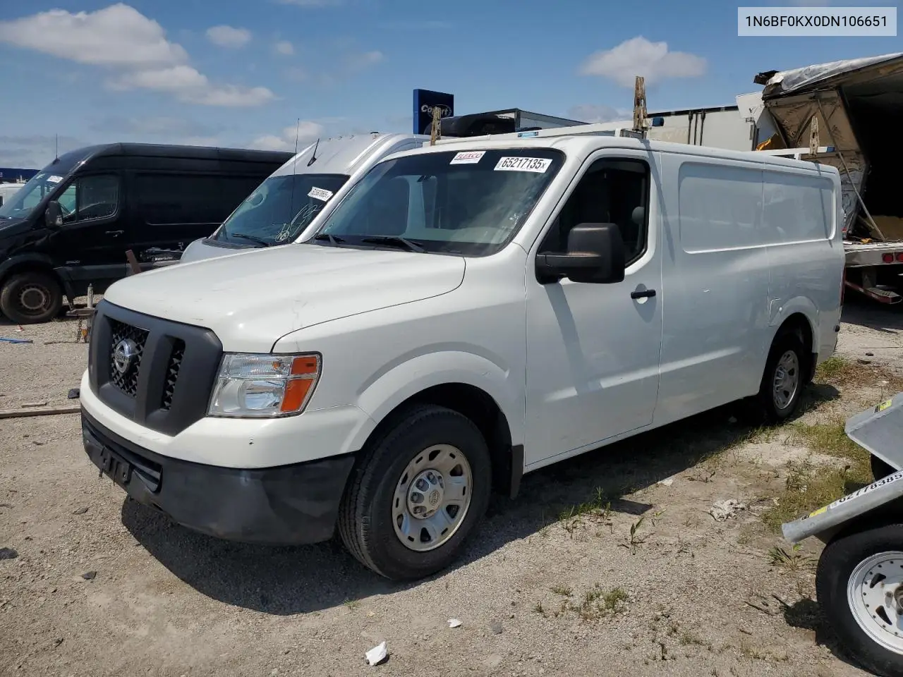 2013 Nissan Nv 1500 VIN: 1N6BF0KX0DN106651 Lot: 65217135