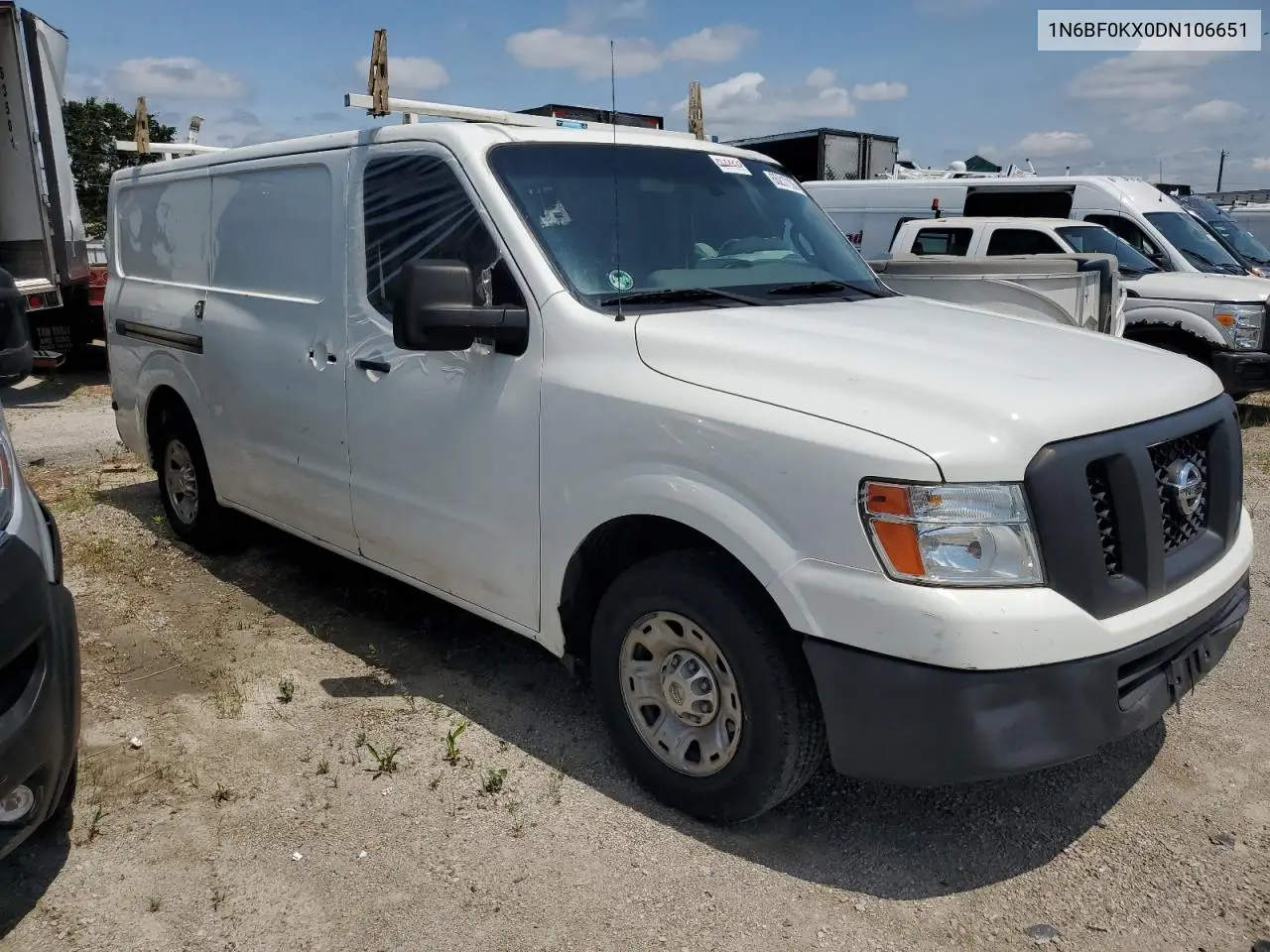 2013 Nissan Nv 1500 VIN: 1N6BF0KX0DN106651 Lot: 65217135