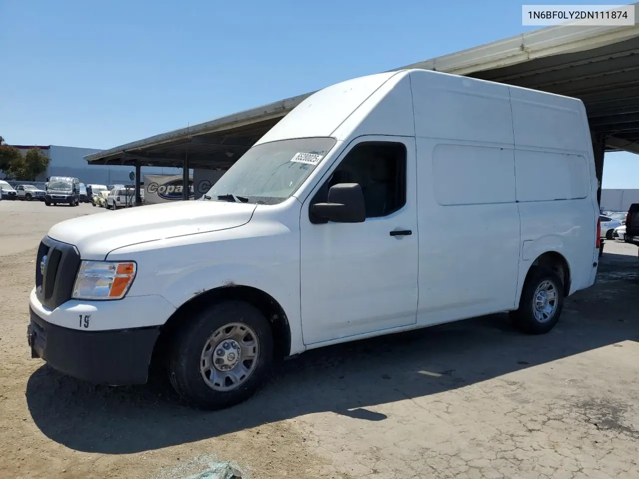 2013 Nissan Nv 2500 VIN: 1N6BF0LY2DN111874 Lot: 65280025