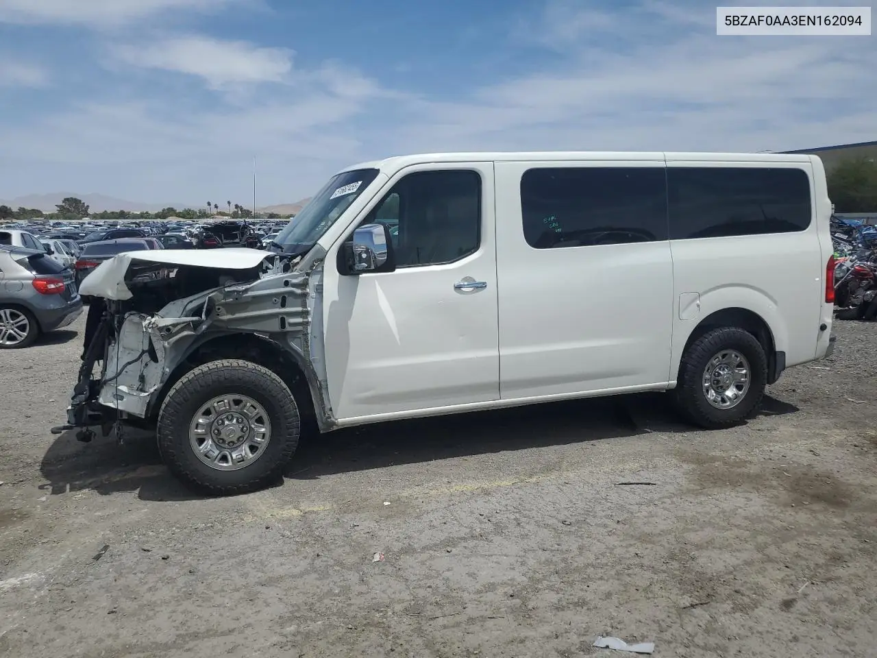 2014 Nissan Nv 3500 S VIN: 5BZAF0AA3EN162094 Lot: 51662455
