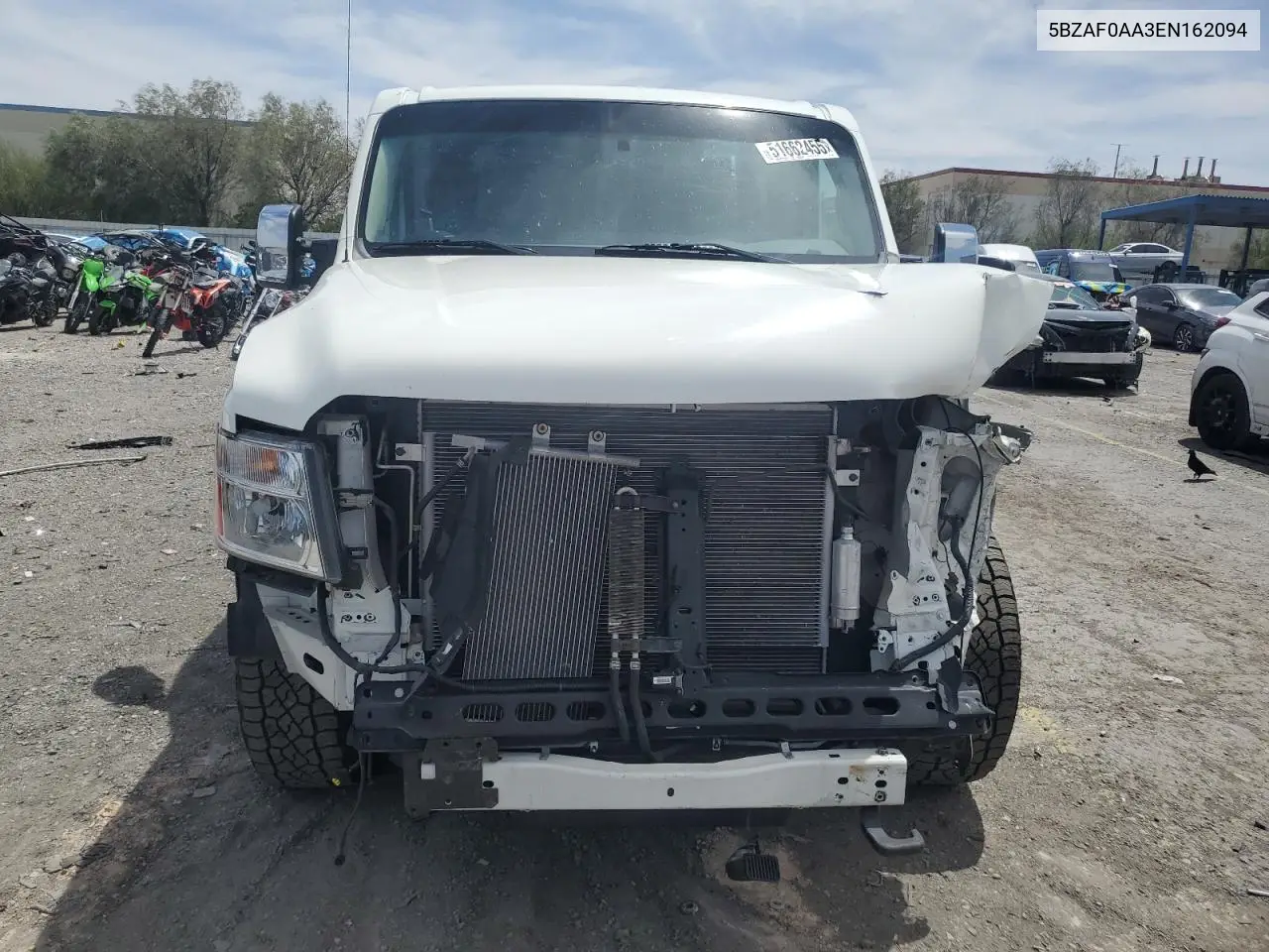 2014 Nissan Nv 3500 S VIN: 5BZAF0AA3EN162094 Lot: 51662455