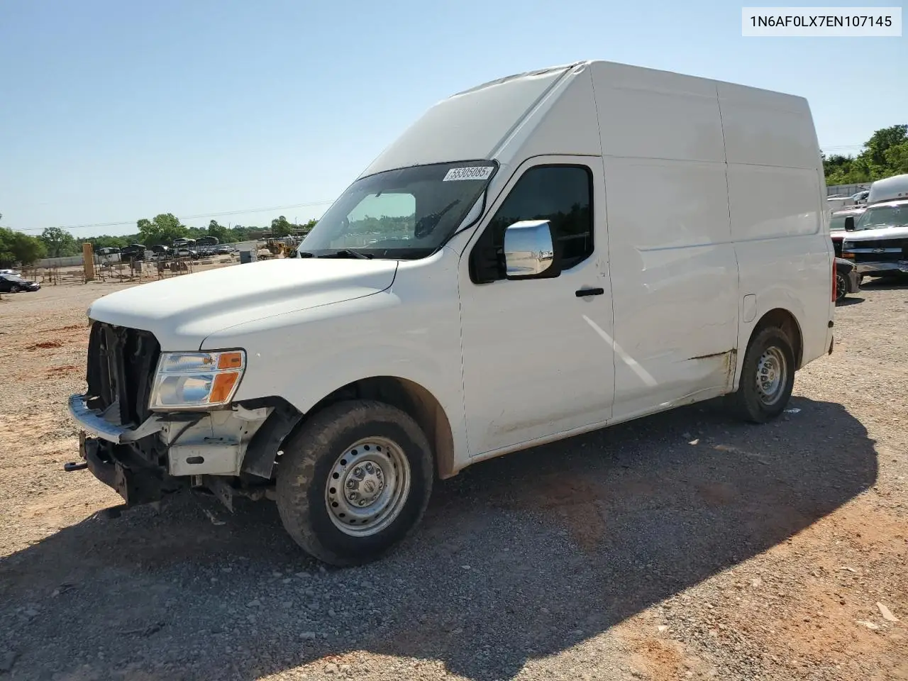 2014 Nissan Nv 2500 VIN: 1N6AF0LX7EN107145 Lot: 55305085