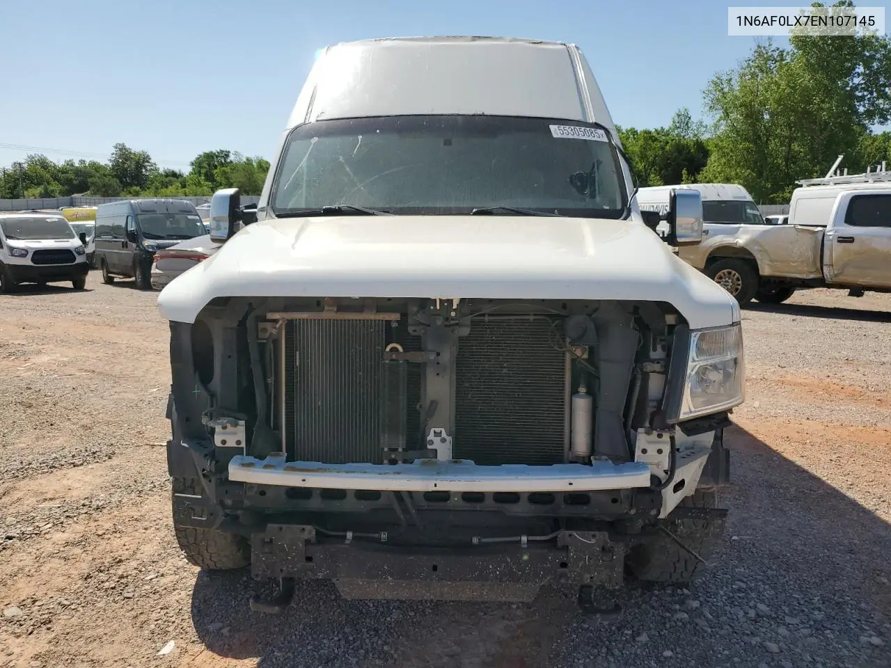 2014 Nissan Nv 2500 VIN: 1N6AF0LX7EN107145 Lot: 55305085