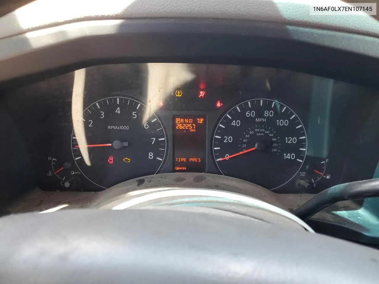 2014 Nissan Nv 2500 VIN: 1N6AF0LX7EN107145 Lot: 55305085