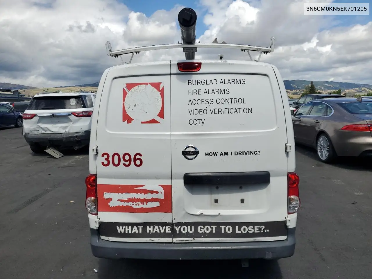 2014 Nissan Nv200 2.5S VIN: 3N6CM0KN5EK701205 Lot: 56833275