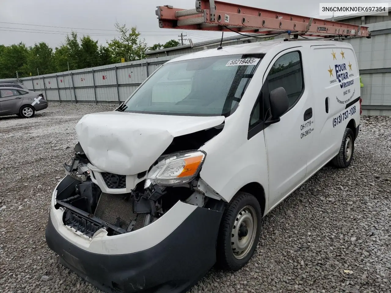 2014 Nissan Nv200 2.5S VIN: 3N6CM0KN0EK697354 Lot: 58219485