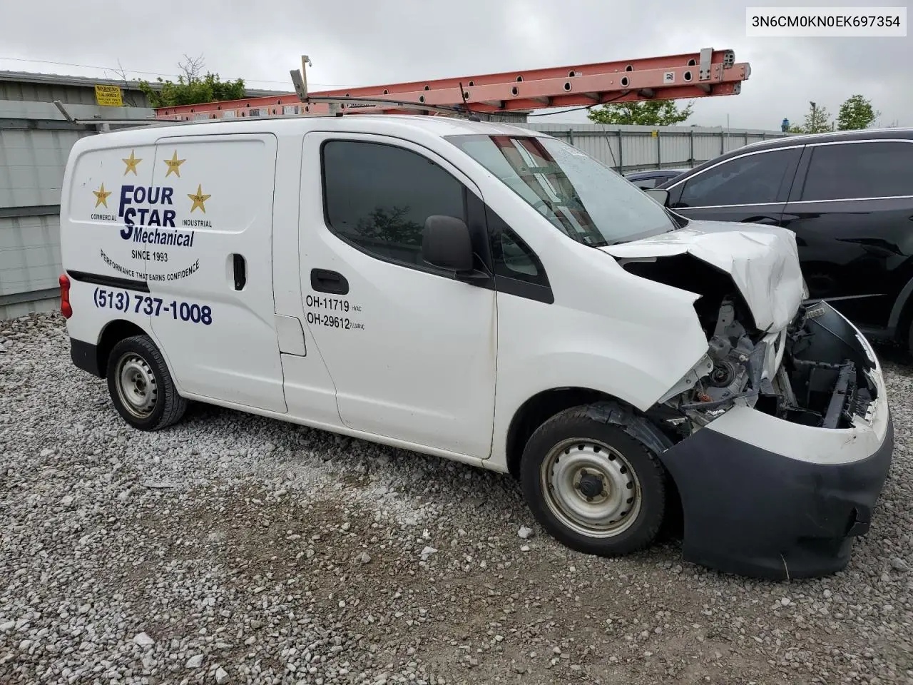 2014 Nissan Nv200 2.5S VIN: 3N6CM0KN0EK697354 Lot: 58219485