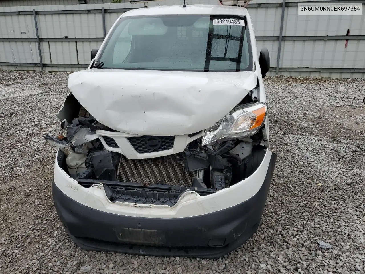 2014 Nissan Nv200 2.5S VIN: 3N6CM0KN0EK697354 Lot: 58219485
