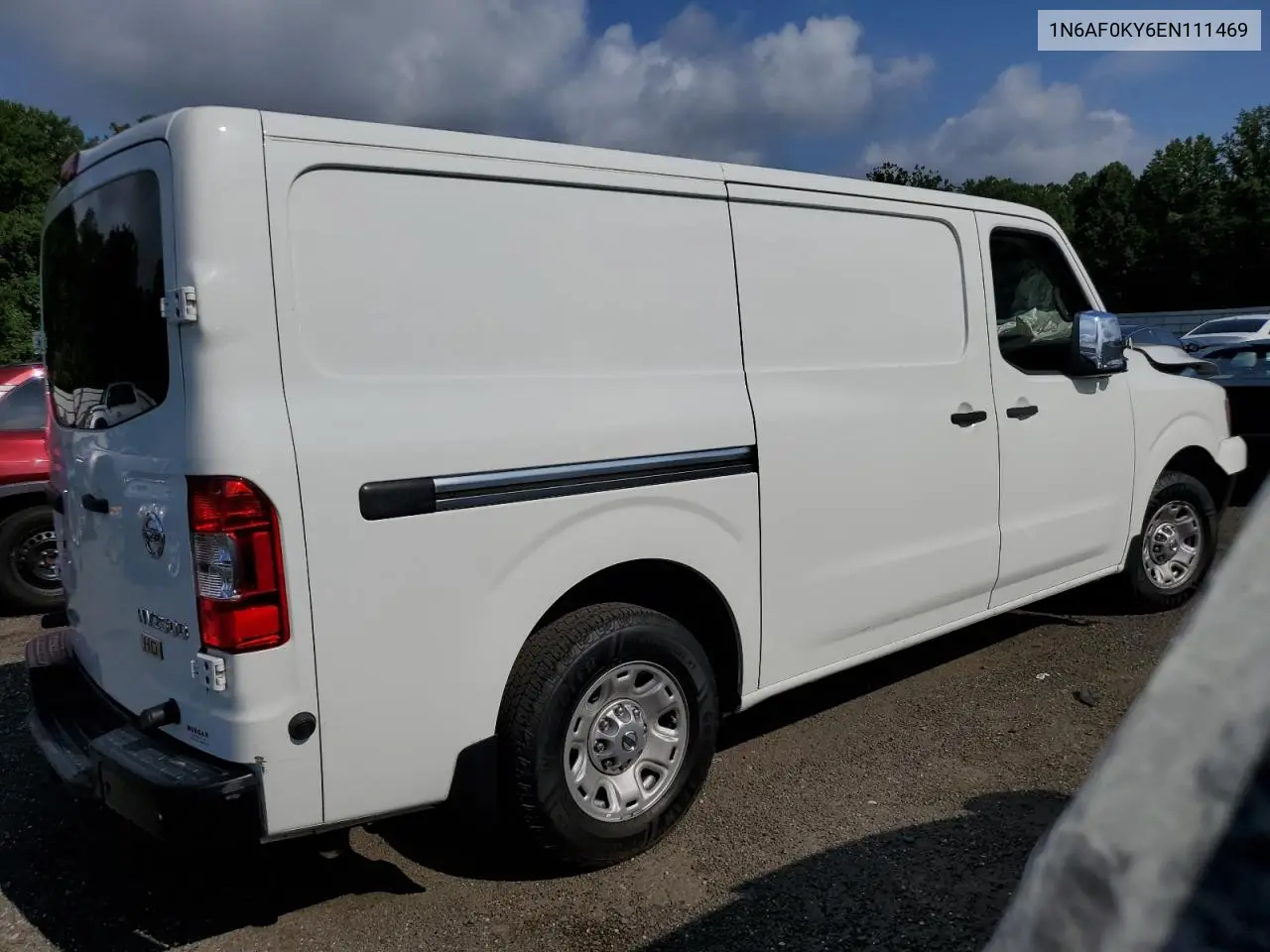2014 Nissan Nv 2500 VIN: 1N6AF0KY6EN111469 Lot: 64207095