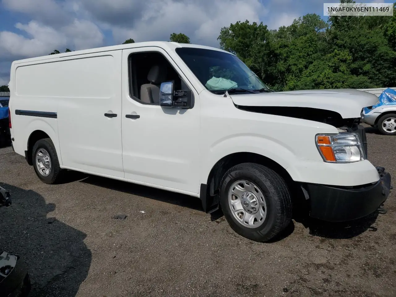 2014 Nissan Nv 2500 VIN: 1N6AF0KY6EN111469 Lot: 64207095