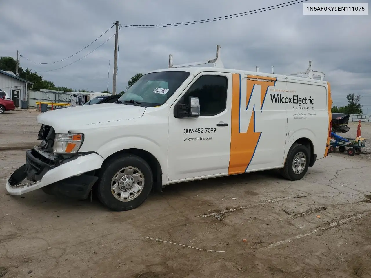 2014 Nissan Nv 2500 VIN: 1N6AF0KY9EN111076 Lot: 64652185