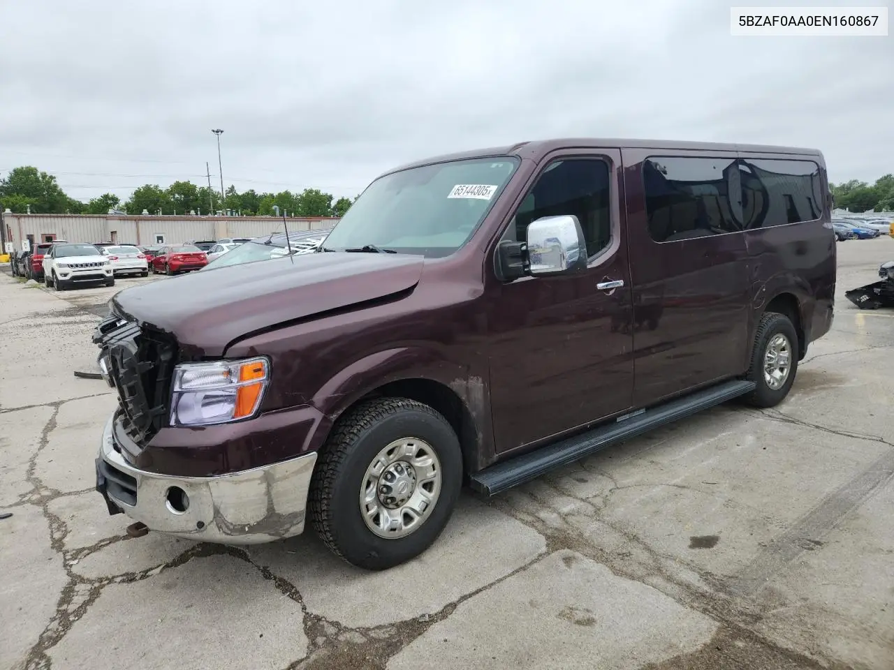 2014 Nissan Nv 3500 S VIN: 5BZAF0AA0EN160867 Lot: 65144305