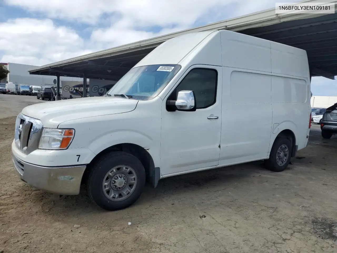 2014 Nissan Nv 2500 VIN: 1N6BF0LY3EN109181 Lot: 65302885