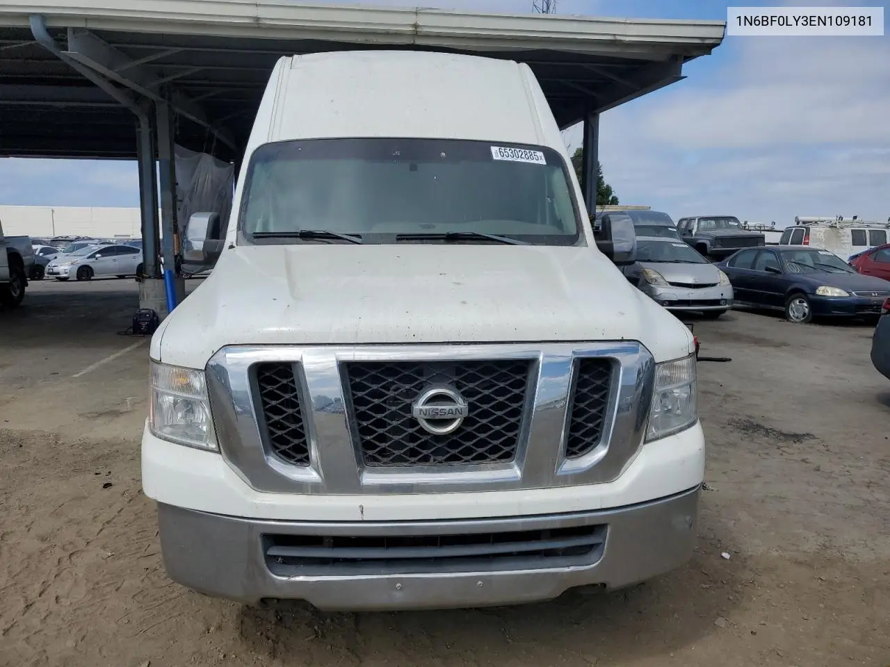 2014 Nissan Nv 2500 VIN: 1N6BF0LY3EN109181 Lot: 65302885
