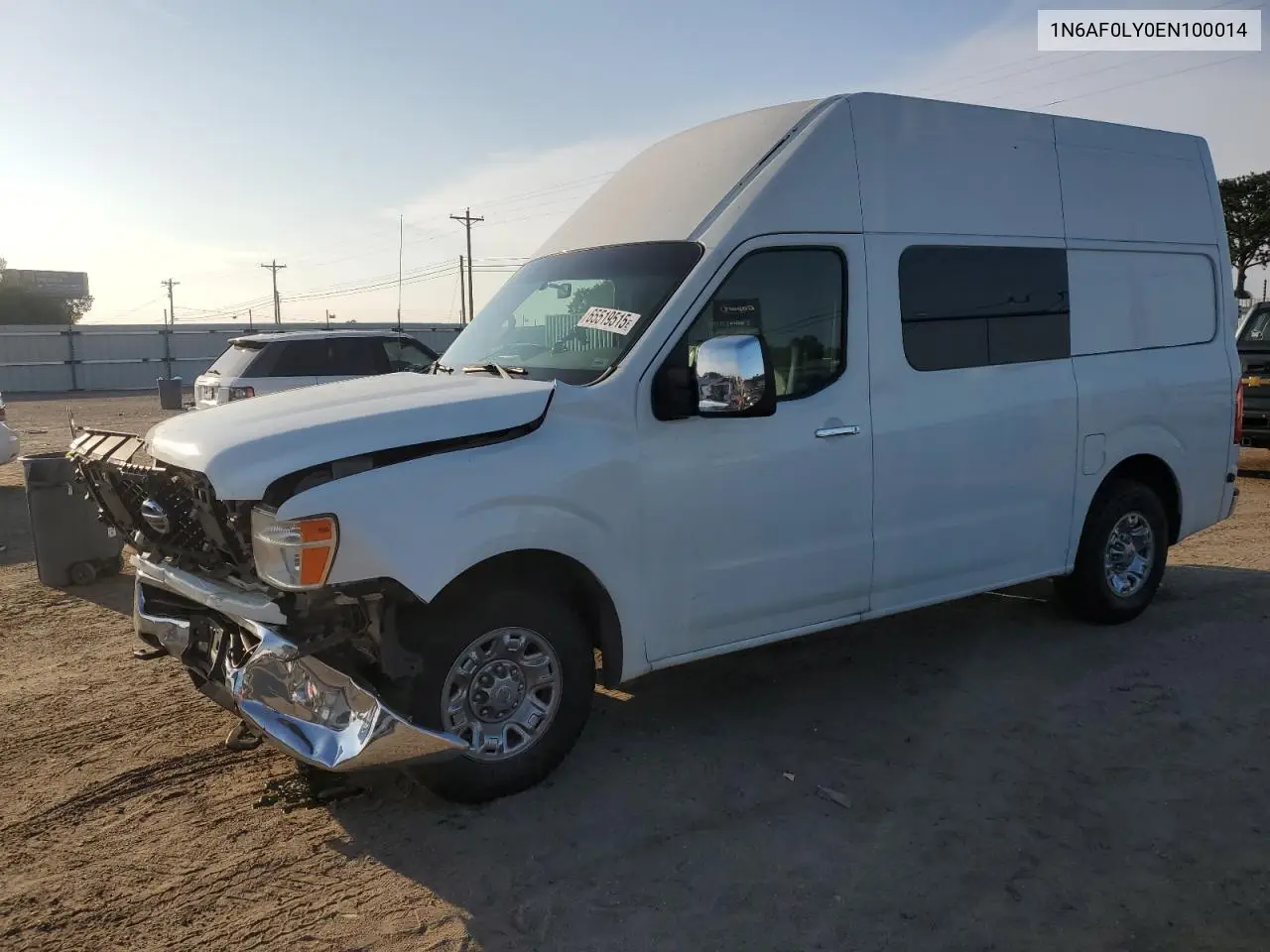 2014 Nissan Nv 2500 VIN: 1N6AF0LY0EN100014 Lot: 65519515