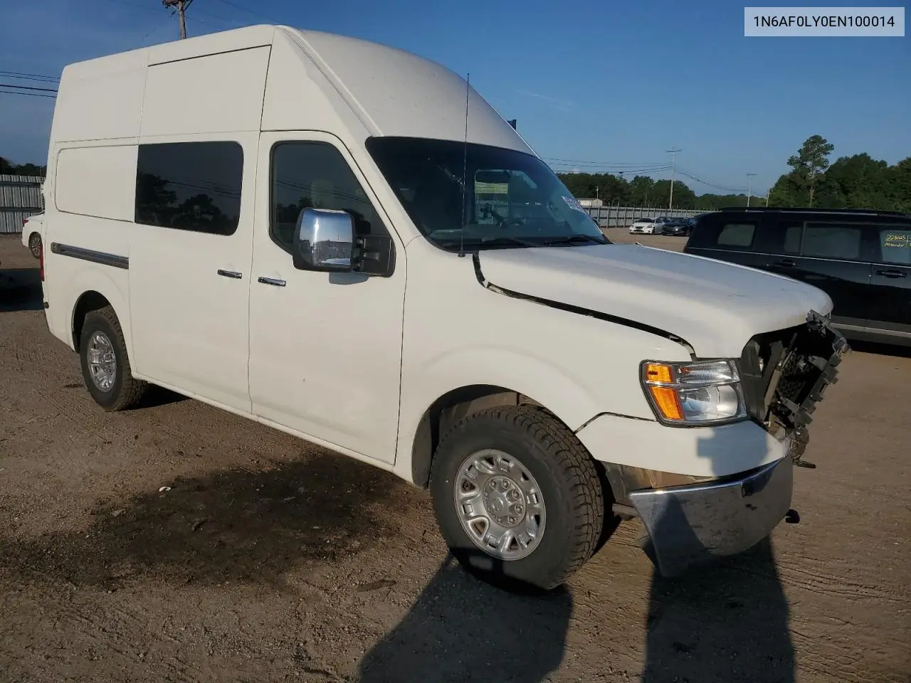 2014 Nissan Nv 2500 VIN: 1N6AF0LY0EN100014 Lot: 65519515
