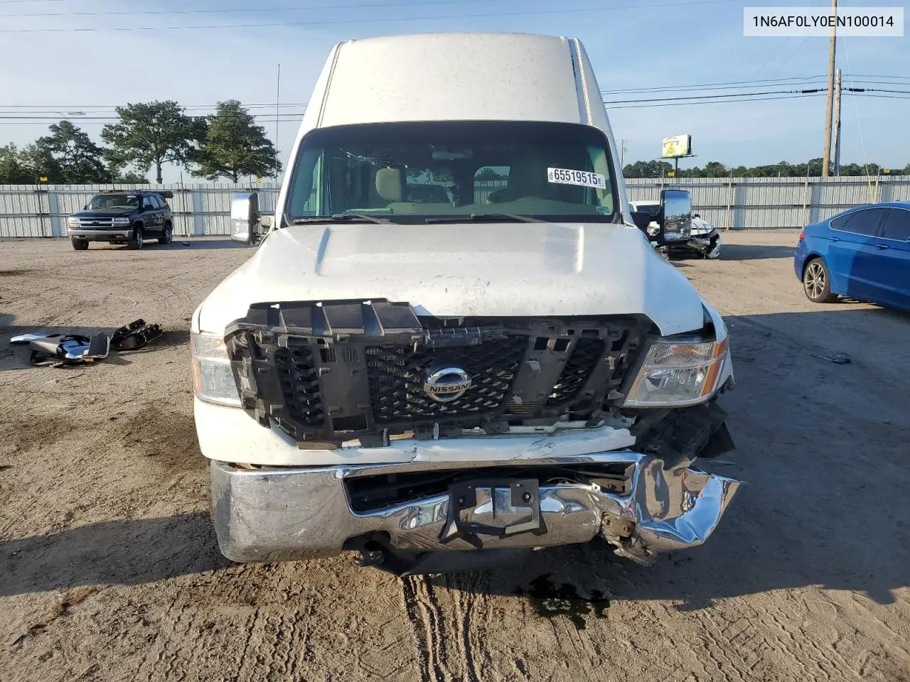 2014 Nissan Nv 2500 VIN: 1N6AF0LY0EN100014 Lot: 65519515