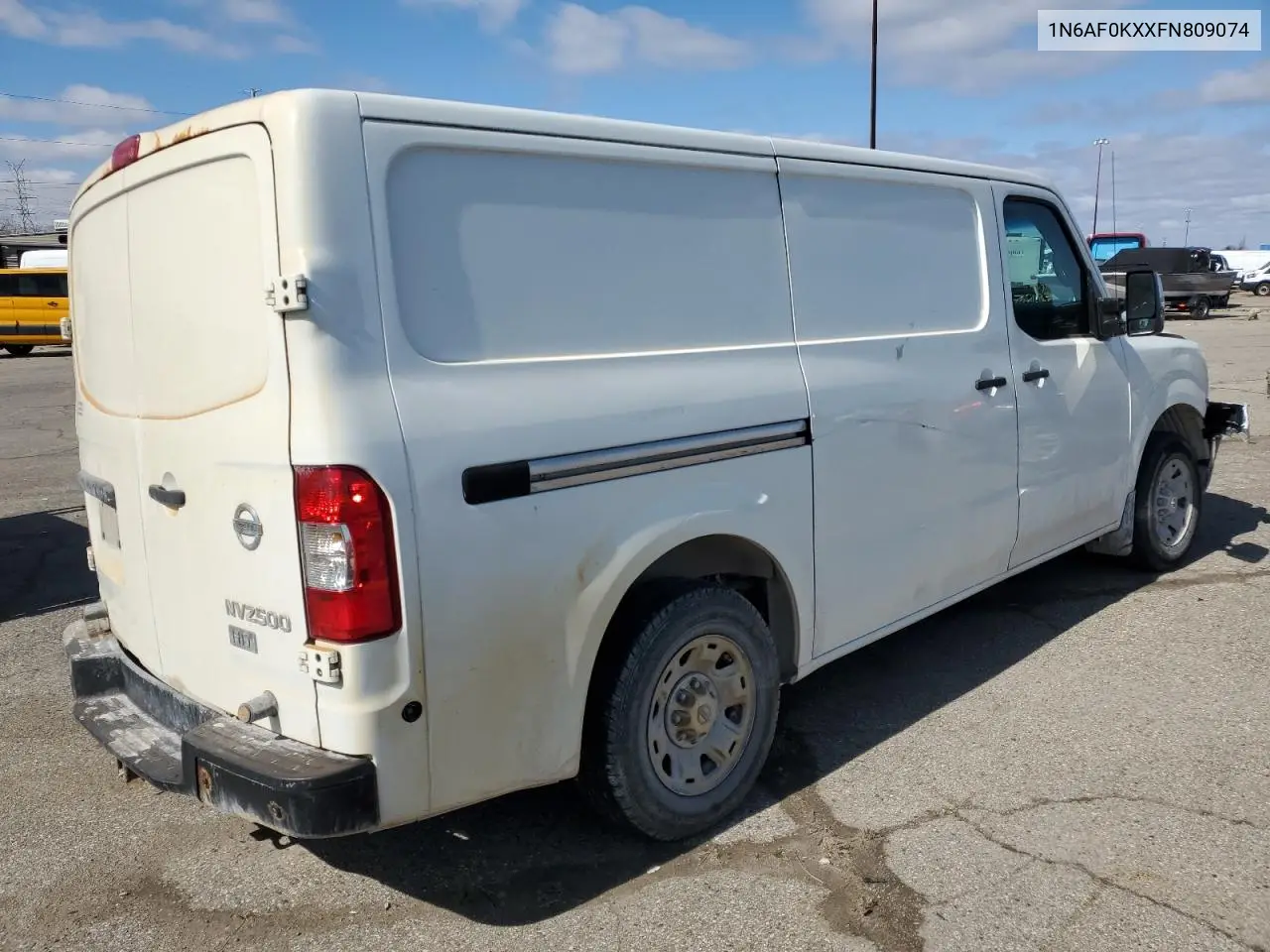 2015 Nissan Nv 2500 VIN: 1N6AF0KXXFN809074 Lot: 52887135