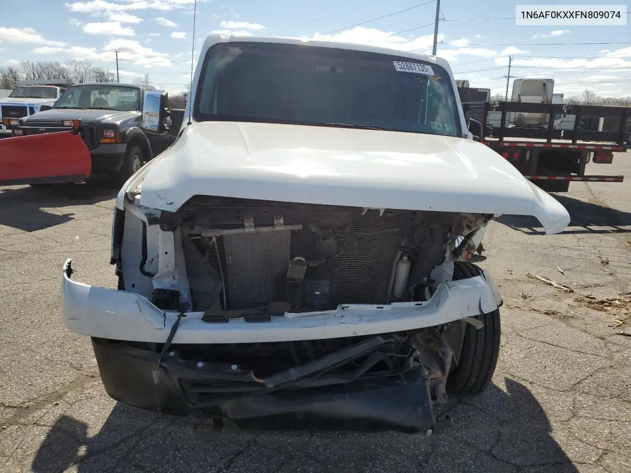 2015 Nissan Nv 2500 VIN: 1N6AF0KXXFN809074 Lot: 52887135