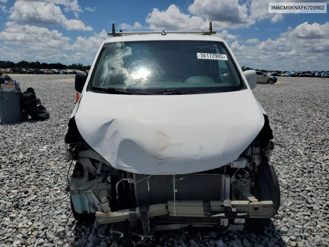 2015 Nissan Nv200 2.5S VIN: 3N6CM0KNXFK720902 Lot: 56172905