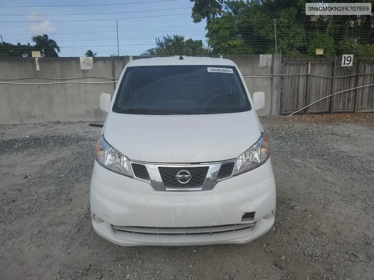 2015 Nissan Nv200 2.5S VIN: 3N6CM0KN2FK707559 Lot: 56383805