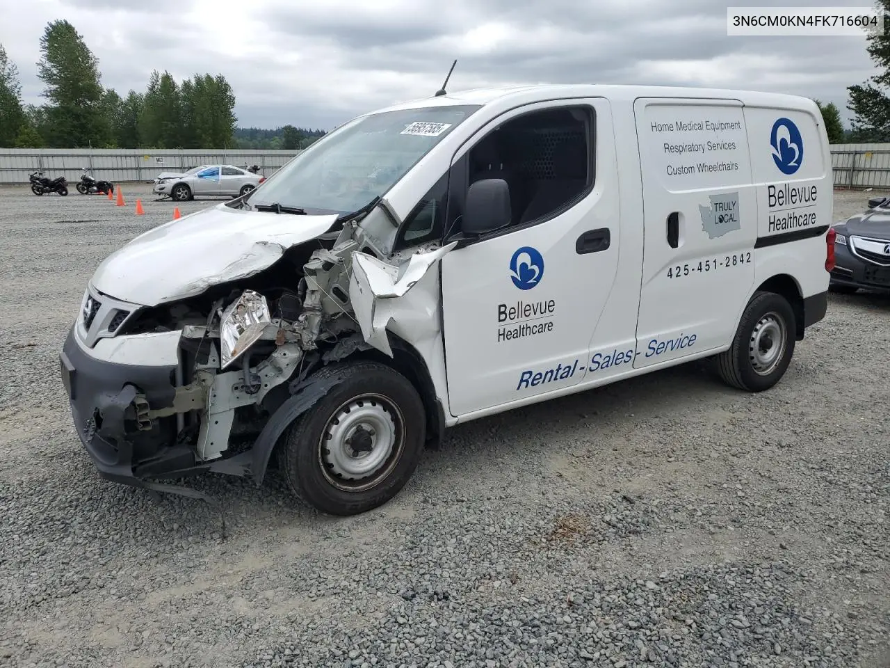 2015 Nissan Nv200 2.5S VIN: 3N6CM0KN4FK716604 Lot: 56957585