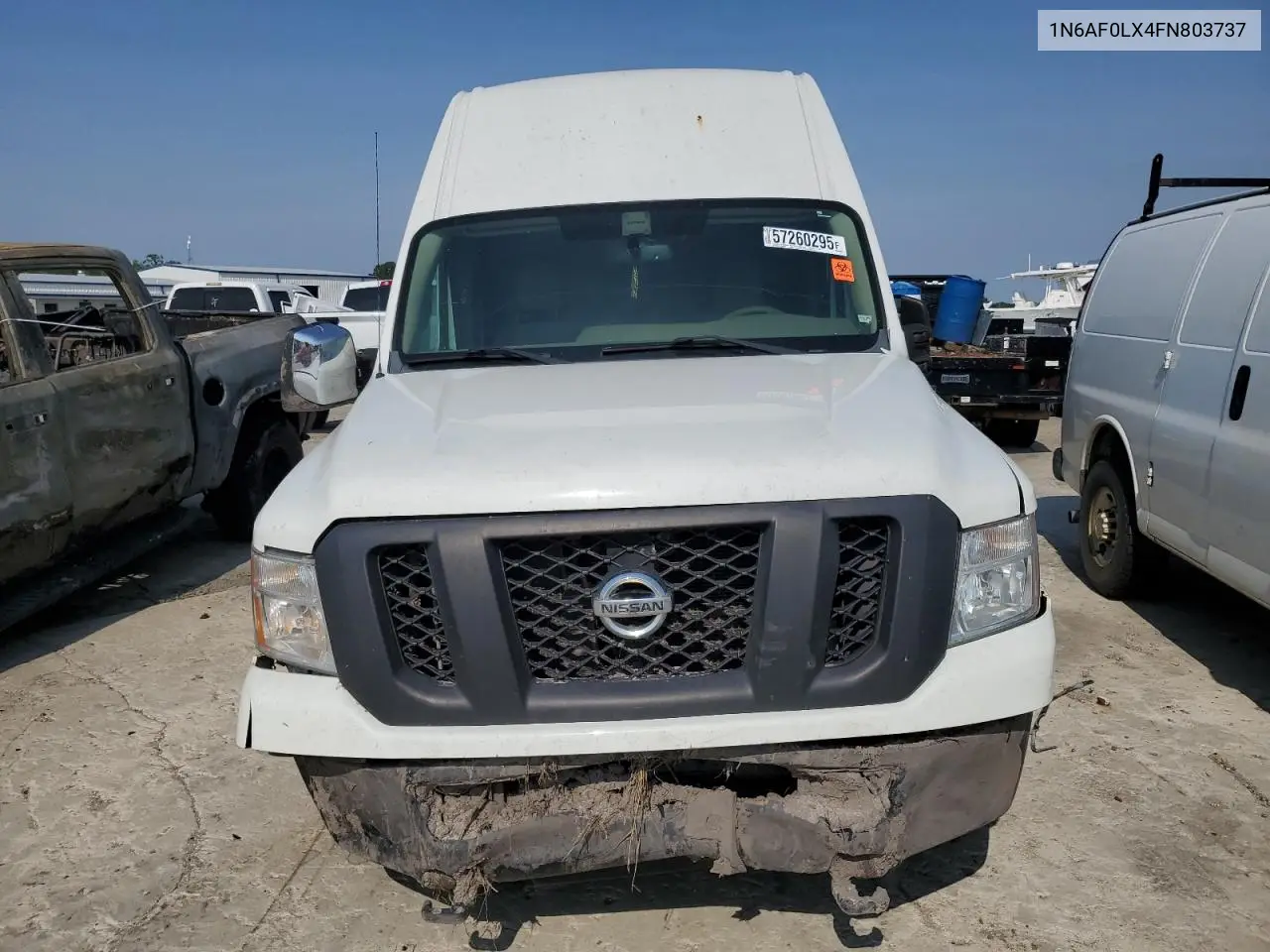 2015 Nissan Nv 2500 VIN: 1N6AF0LX4FN803737 Lot: 57260295