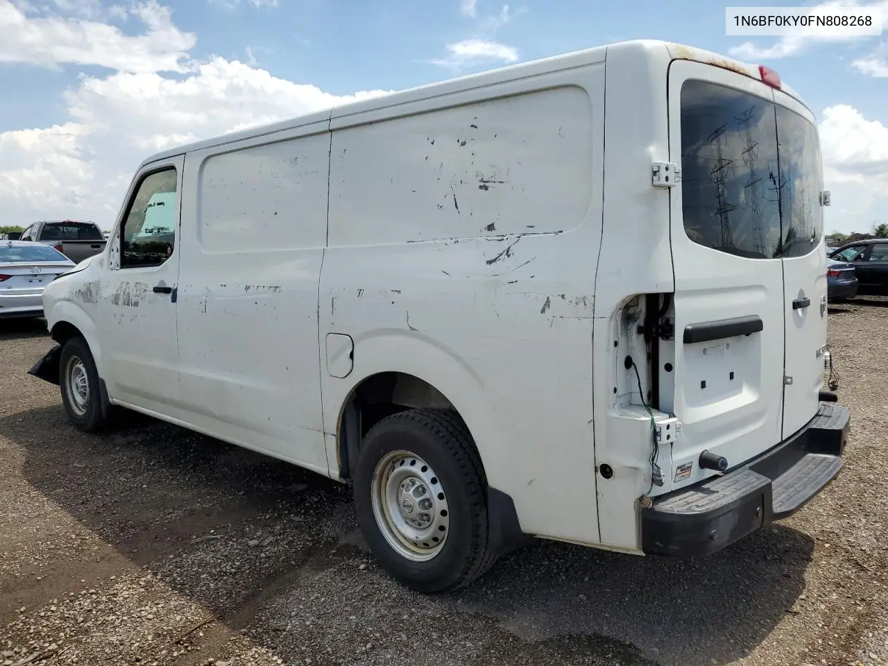 2015 Nissan Nv 1500 VIN: 1N6BF0KY0FN808268 Lot: 61143635