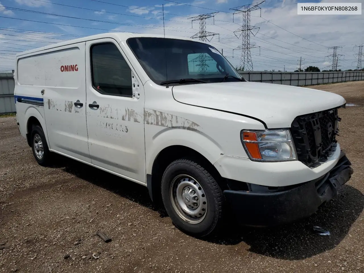 2015 Nissan Nv 1500 VIN: 1N6BF0KY0FN808268 Lot: 61143635