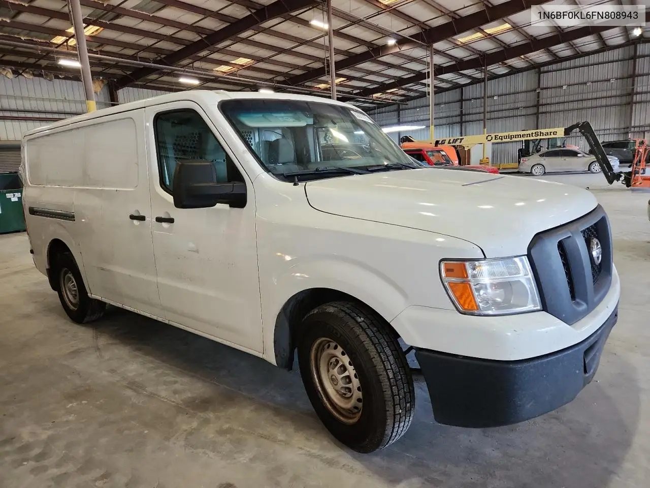 2015 Nissan Nv 1500 VIN: 1N6BF0KL6FN808943 Lot: 62673725