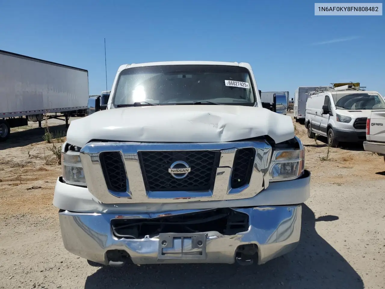 2015 Nissan Nv 2500 VIN: 1N6AF0KY8FN808482 Lot: 66027425